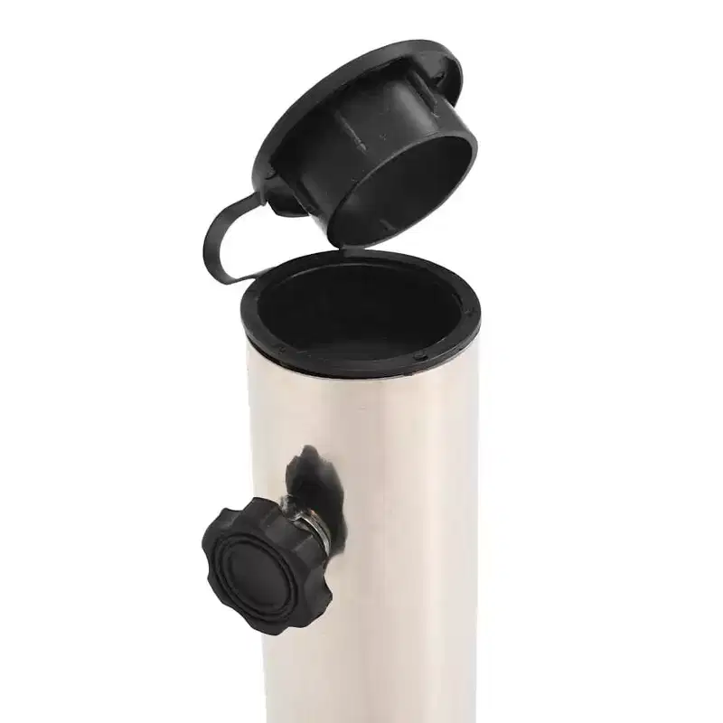 vidaXL Square Umbrella Base, Stainless Steel Pipe