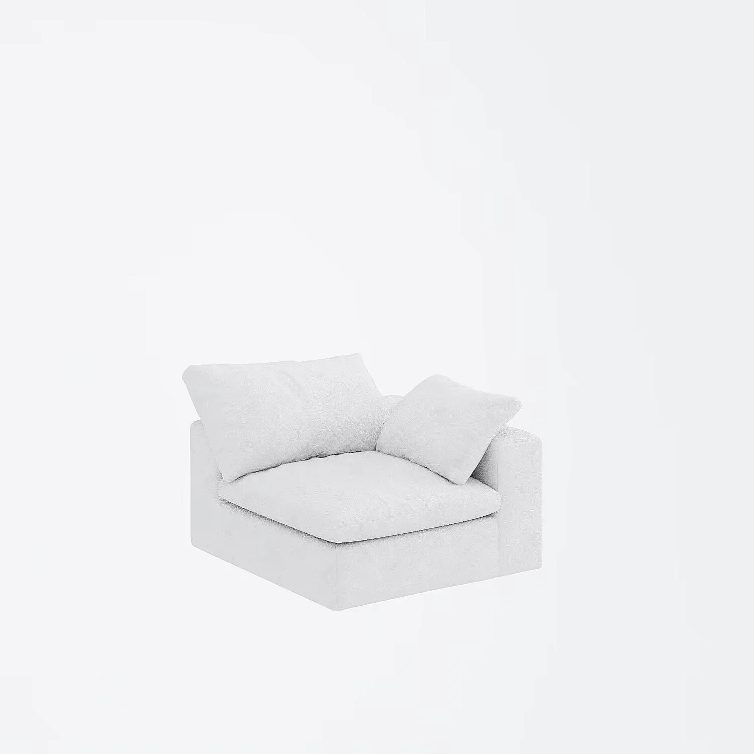 Walker Edison | Cloud Modular 80' Down Filled Loveseat Sofa