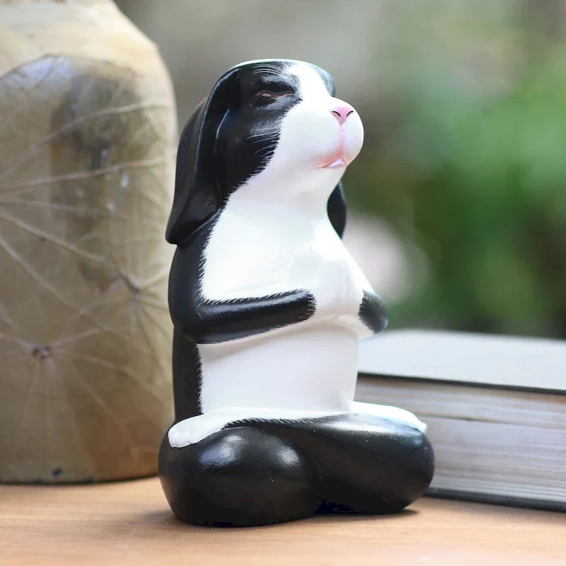 Novica Handmade Praying Wood Sculpture