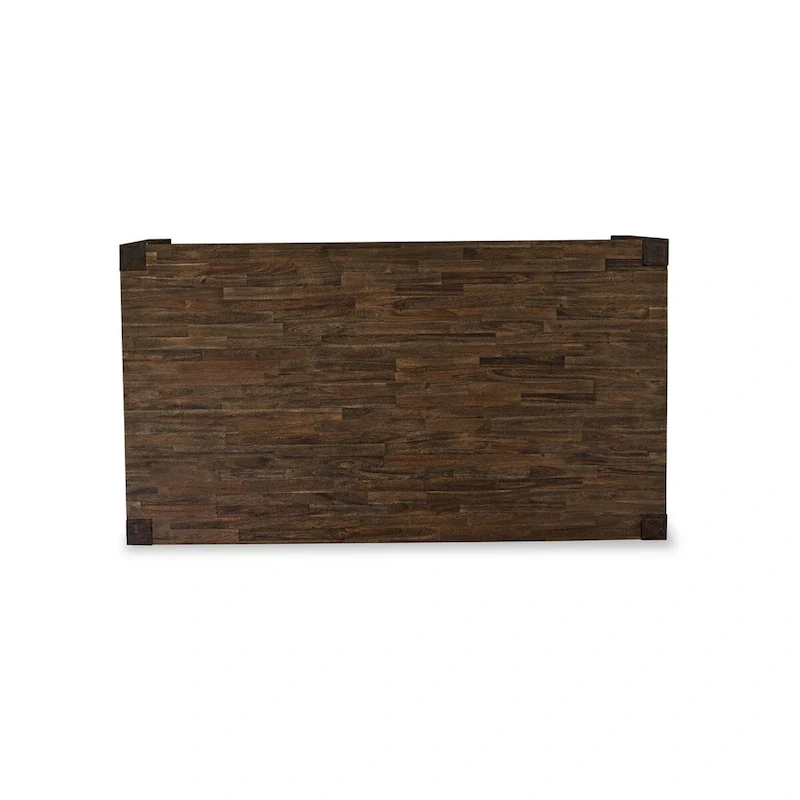 East West Furniture Dinette Set Consists of a Rectangle Dining Table and Chairs, Distressed Jacobean (Pieces Options)