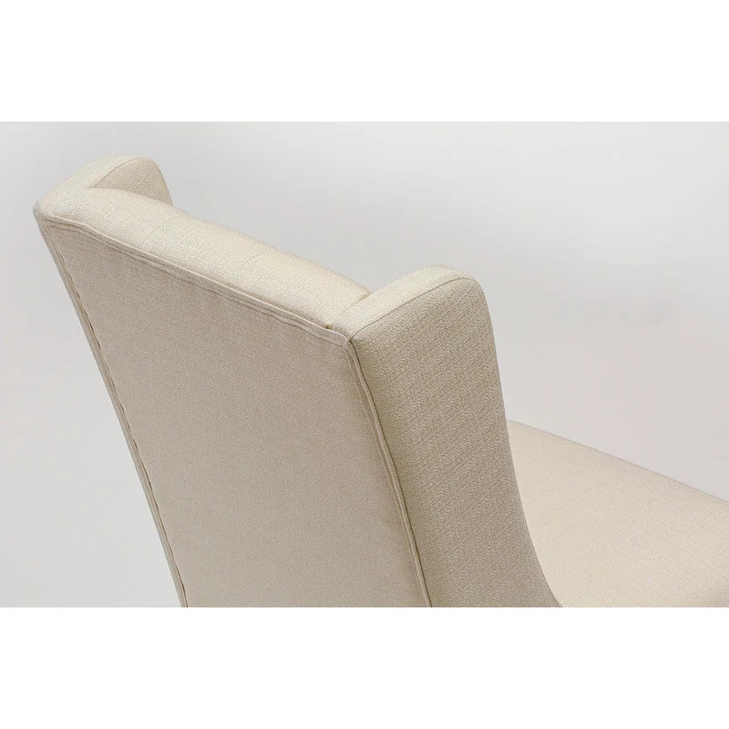 East West Furniture Parson Kitchen Chairs - Button Tufted Nailhead Upholstered Dining Chairs, Set of 2, (Finish & Upholstered)