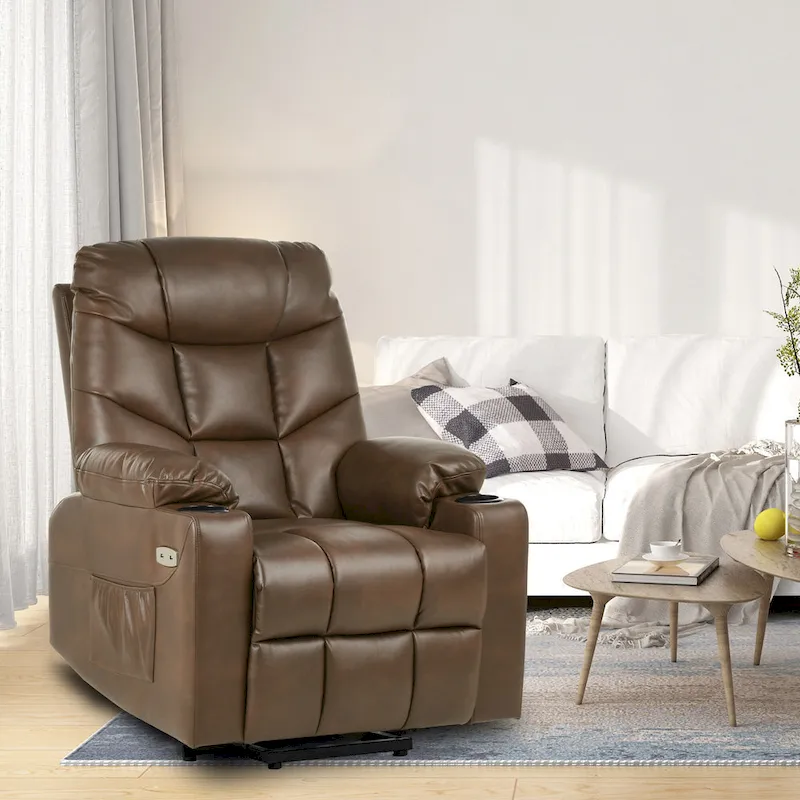 Modern Massage and Heating Recliner Sofa Chair