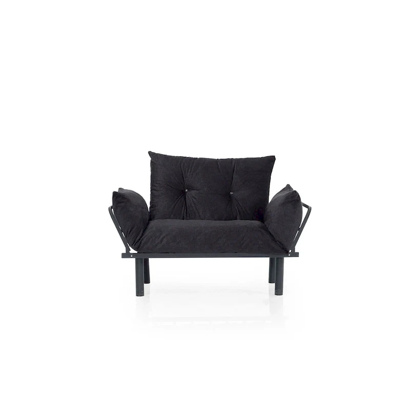 Sadio Metal Frame Loveseat With Removable Cushions