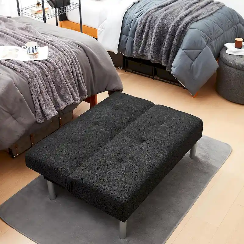 2East Boucle Mini-Futon by DormCo
