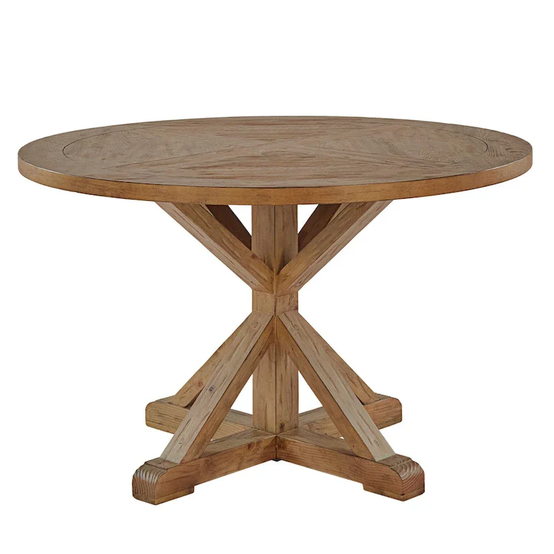 Benchwright X-base 48-in. Round Dining Set by iNSPIRE Q Artisan