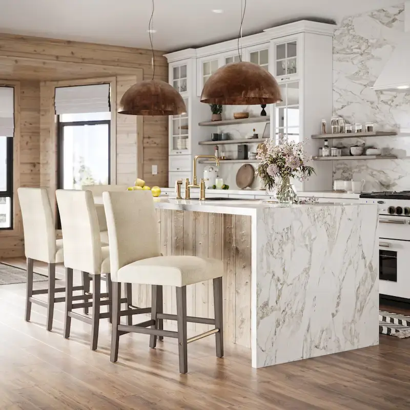 Laura Upholstered 25 Counter Height Bar Stool