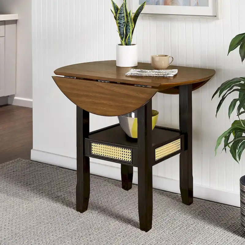 Plaga Cane Accent Dining Table by iNSPIRE Q Classic - 36-inch