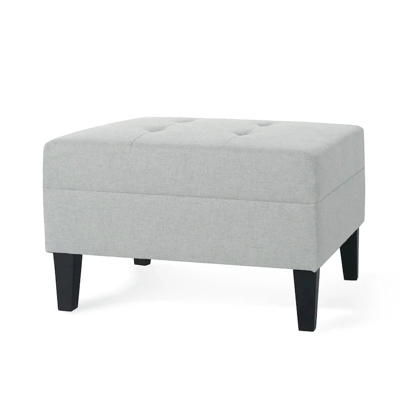 Tufted Fabric Ottoman