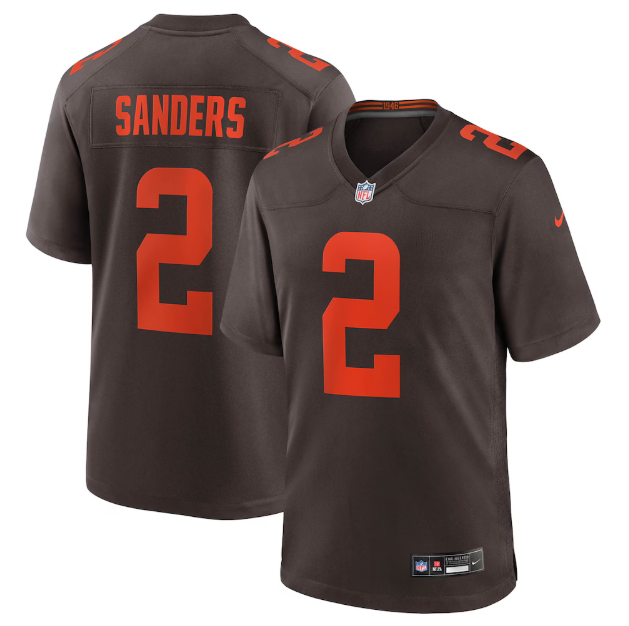 Cleveland Browns Shedeur Sanders Brown Alternate Jersey