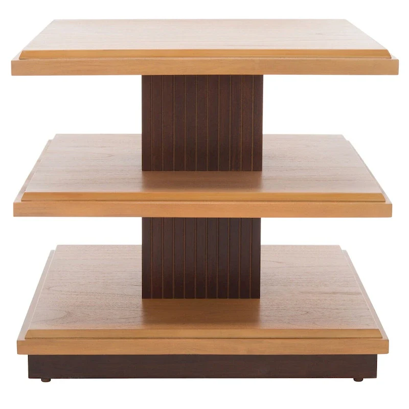 SAFAVIEH Ava 2-Shelf Accent Table - 24  L x 24  D x 21  H - 24Wx24Dx21H