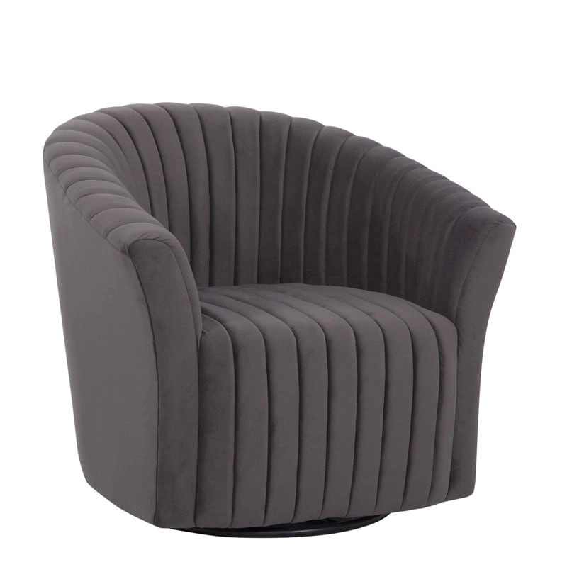 Grafton Home Sofia Velvet 360 Swivel Chair