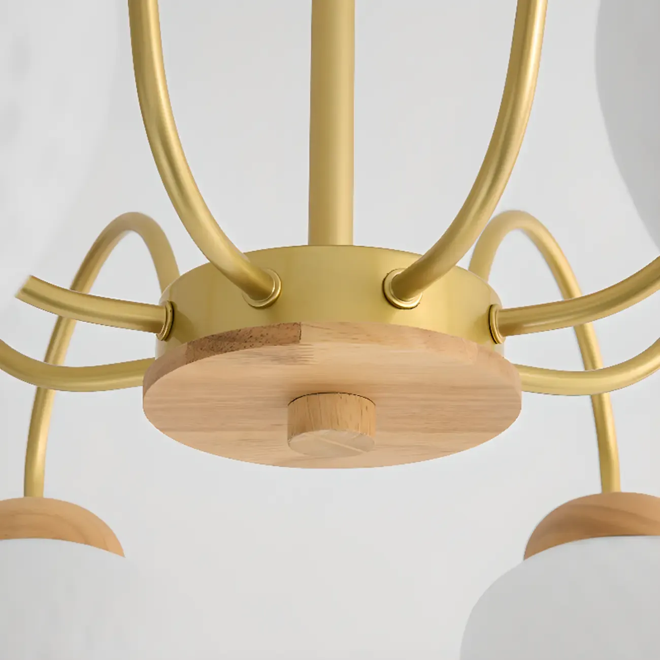 3/5/8-Light Modern Globe Ceiling Chandelier with Glass Shades