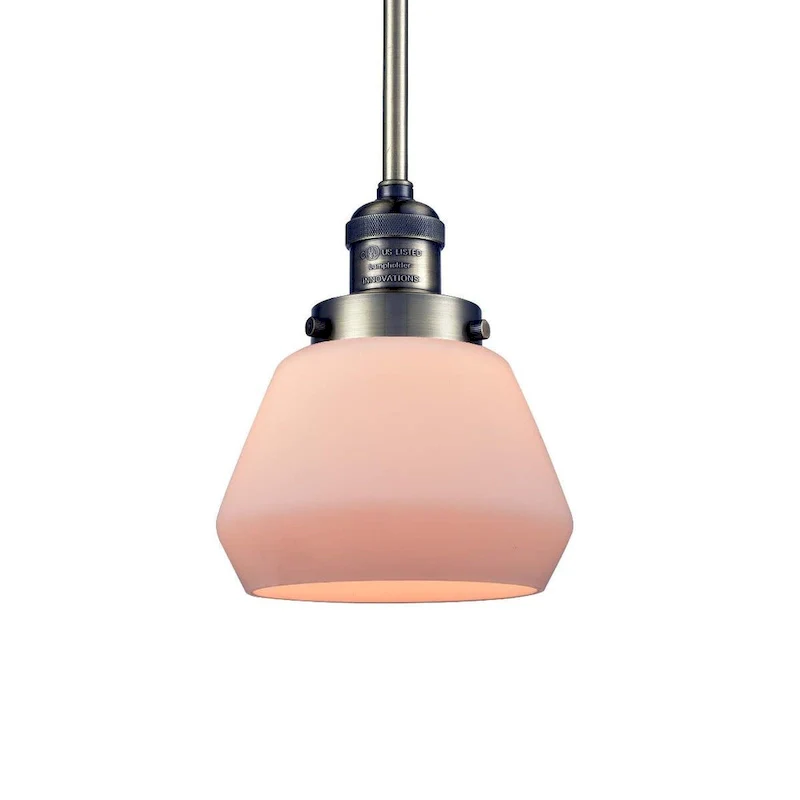 Innovations Lighting Fulton Single Light 7  Wide Mini Pendant with