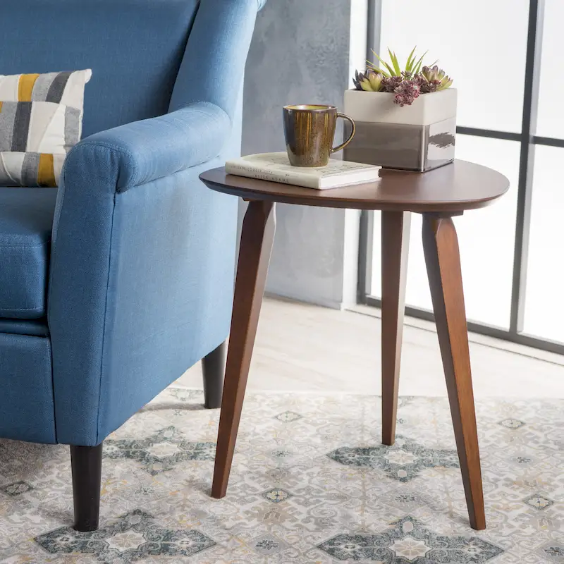 Hoyt Mid-Century Wood End Table by  - 20 L x 20 W x 22.75 H