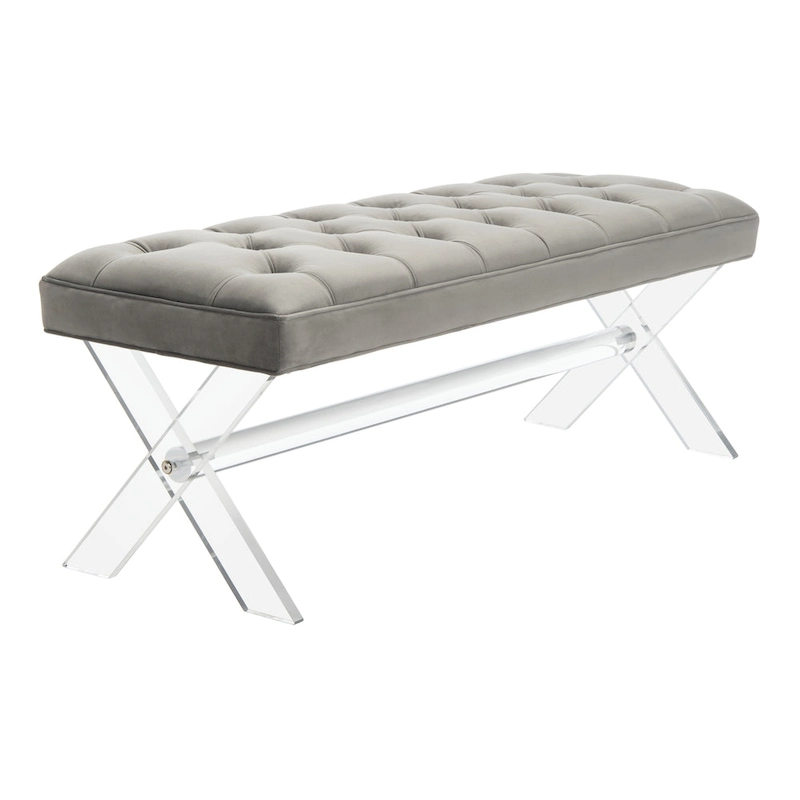 SAFAVIEH Couture Ketevan Tufted Acrylic Bench - 48