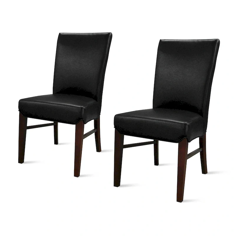 Milton Bonded Leather Dining Chairs (Set of 2) - na