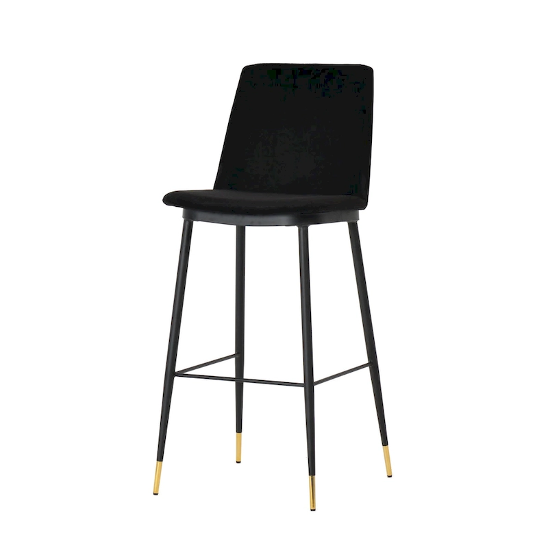 Evora Velvet Counter Stool (Set of 2)