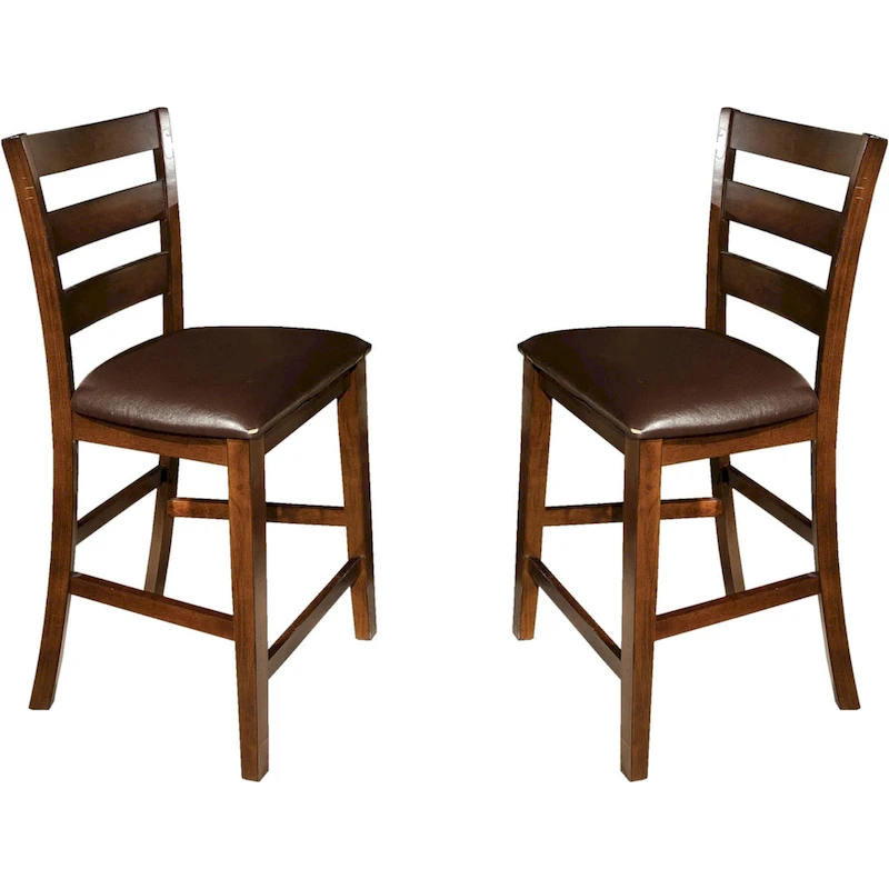 Kona Raisin Ladderback Barstool (Set of 2)