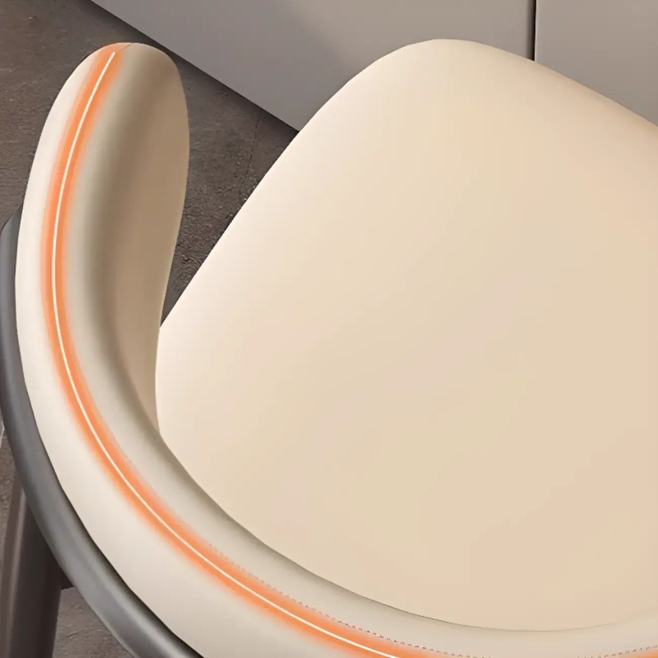 Modern Upholstered Low Back Counter Height Bar Stools