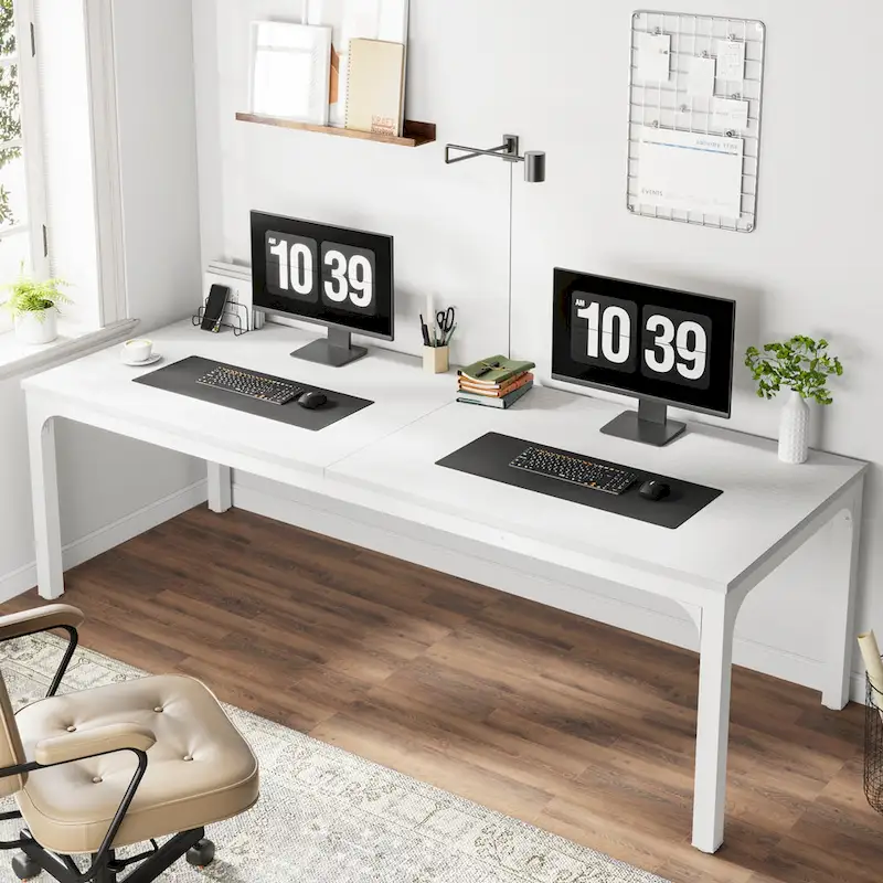 78.7 Inches Extra Long Computer Desk 2 Person Desk