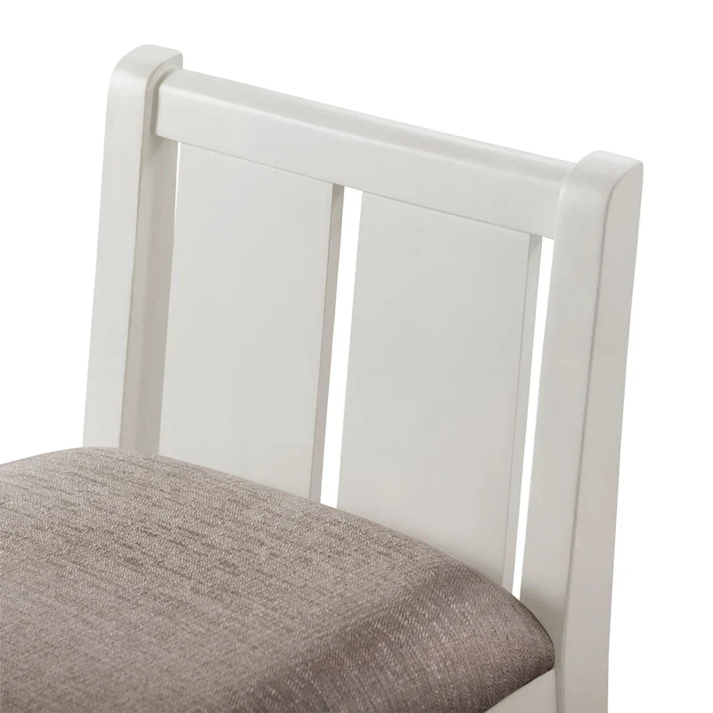 Furniture of America Vesper 3-Piece Counter Height Dining Set with Shelving