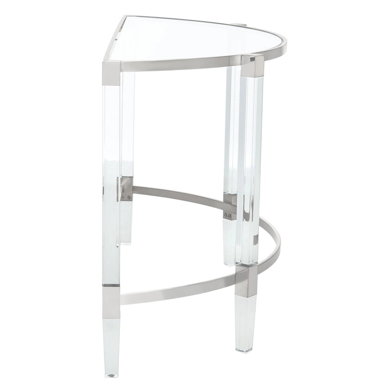 SAFAVIEH Couture Gunel Acrylic Console Table - 47.2 W x 17.7 L x 28.7 H - 47Wx18Dx29H