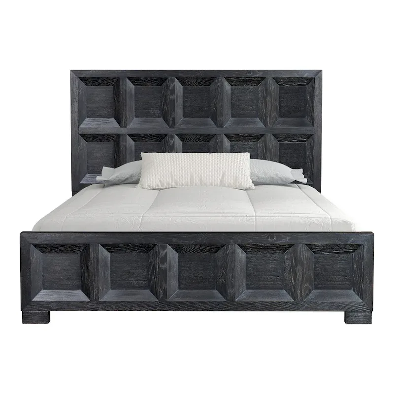 Furniture of America Durem Modern Classic Wood Panel Bed