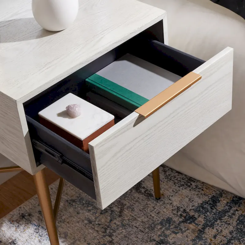 SAFAVIEH Kaelyn Modern 1-Drawer Nightstand