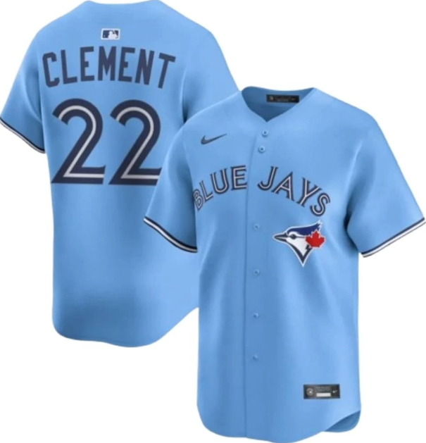 Toronto Blue Jays Ernie Clement Powder Blue Jersey