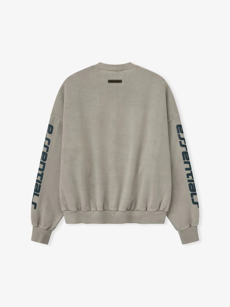 Heavy Fleece Cropped Relaxed Sweatshirt