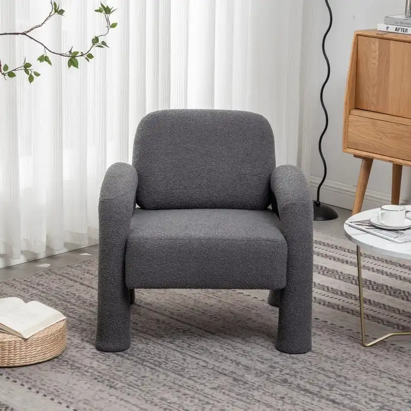 Modern Unique Design Upholstered Accent Chair for Living Room