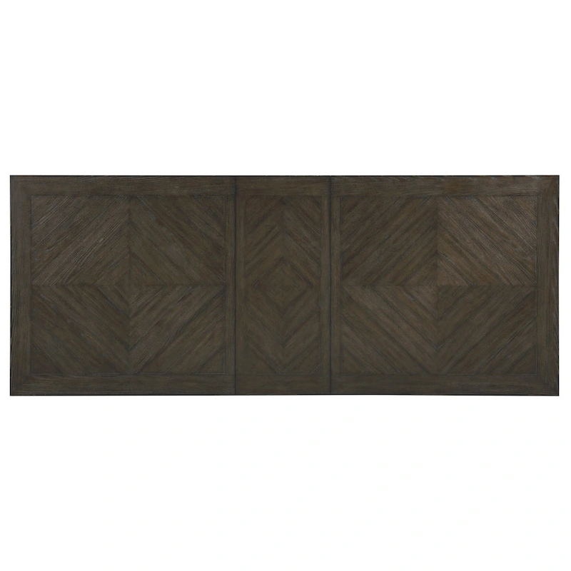 Koa 84-102 Inch Dining Table, Extendable 8 Seater Rectangular, Brown Wood