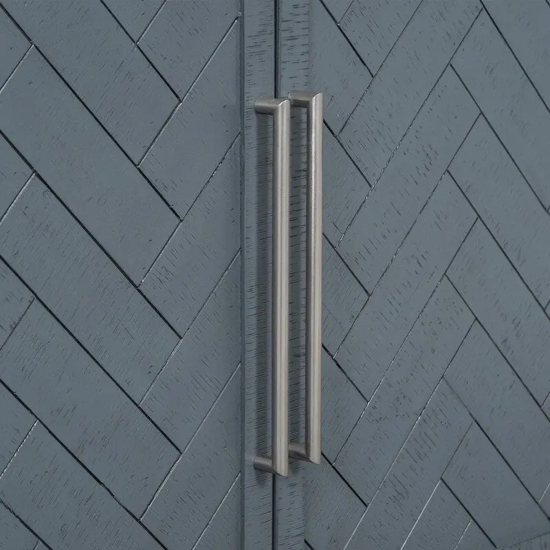 Natural Pine Veneer Sideboard with 3 Doors