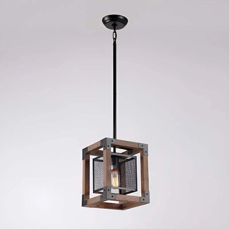 Ancient Style Pendant Chandelier (Brown/Black) Dempster - 1 Light