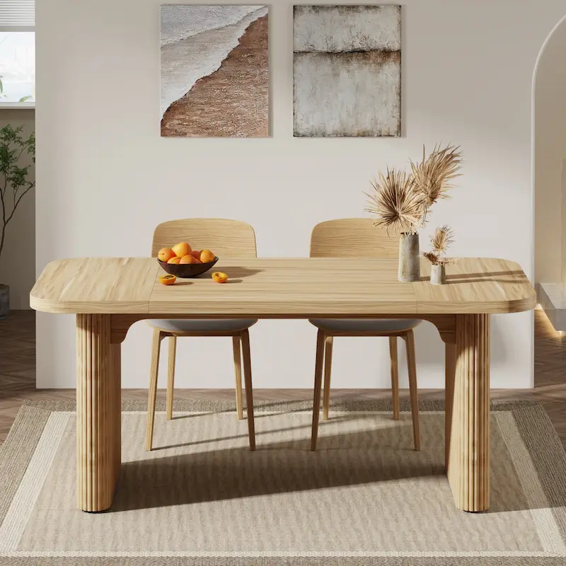 62.99 W Modern Executive Desk Simple Computer Desk with Engineered Wood Top and Legs
