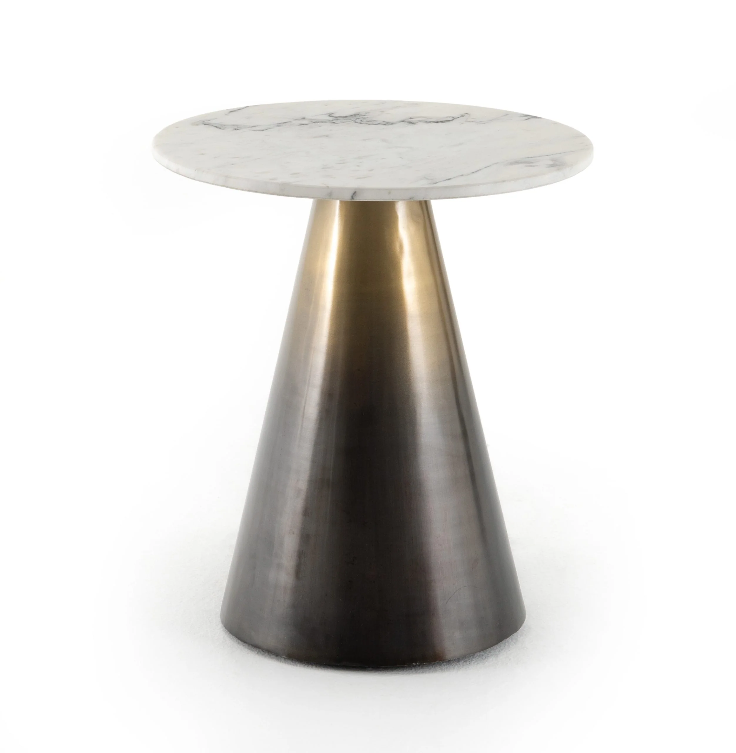 Armon End Table - Ombre Antique Brass