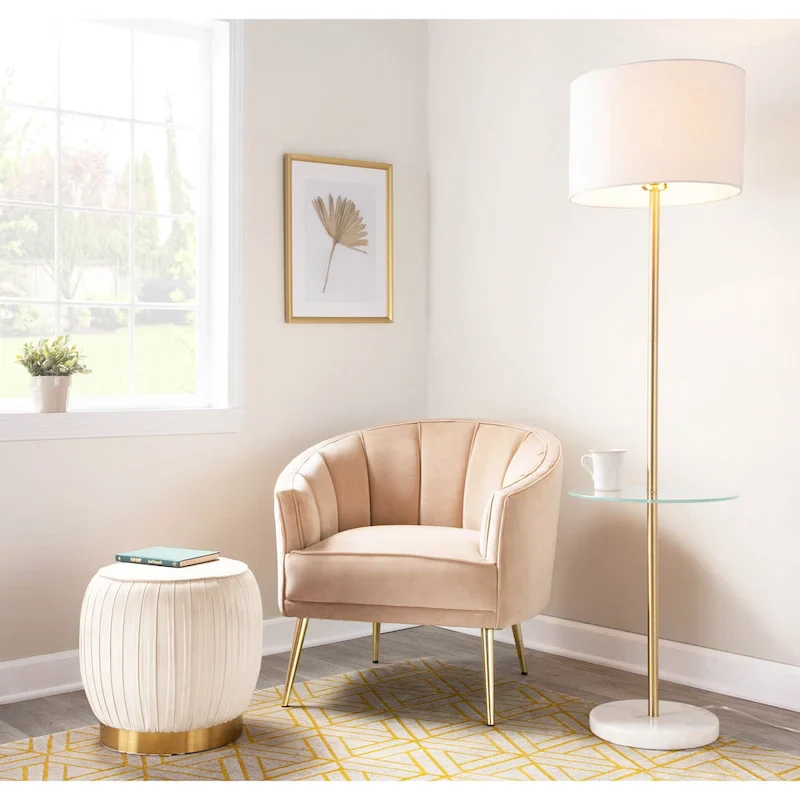 Modern Velvet Accent Chair