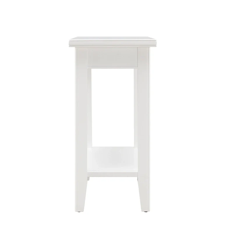 Leick Home Laurent Narrow End Table with Shelf