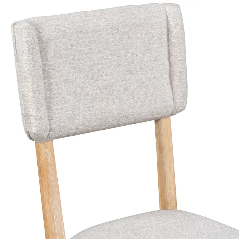 5-Piece Wooden Dining Table Set with 59 Rectangular Table & 4 Chairs