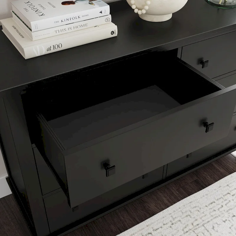 Oak Park Black Wood Dresser