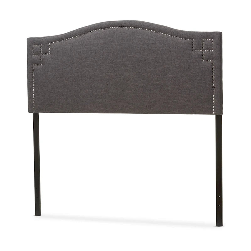 Modern Dark Grey Upholstered Headboard