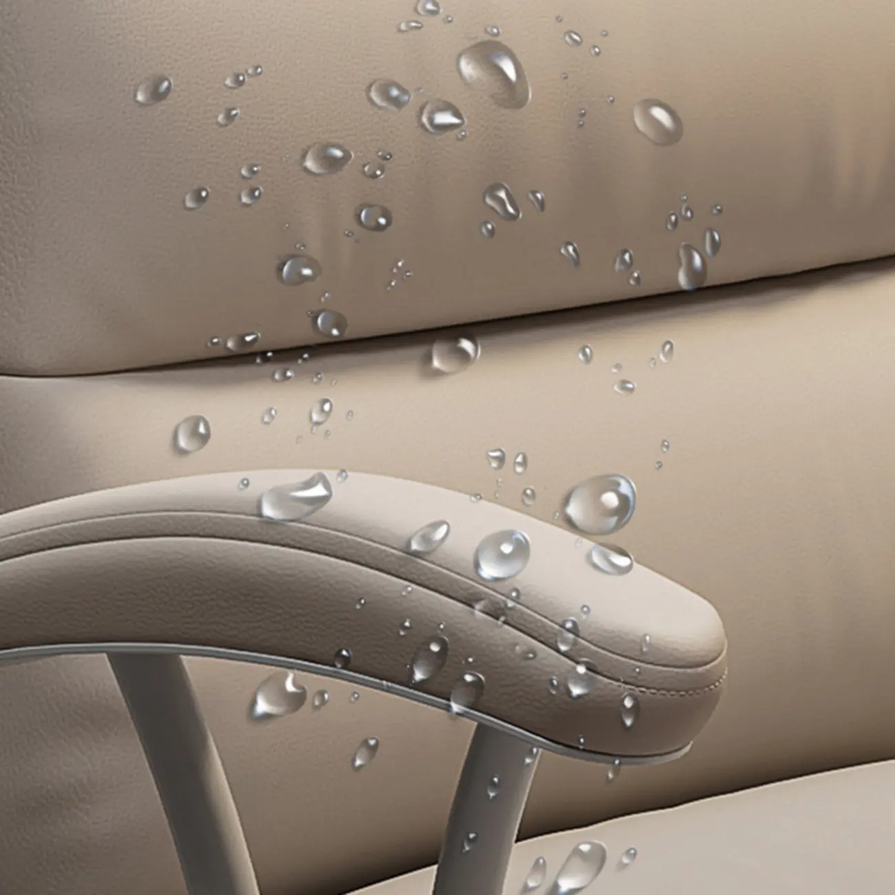 Modern Leather Adjustable Swivel Office Desk Chair