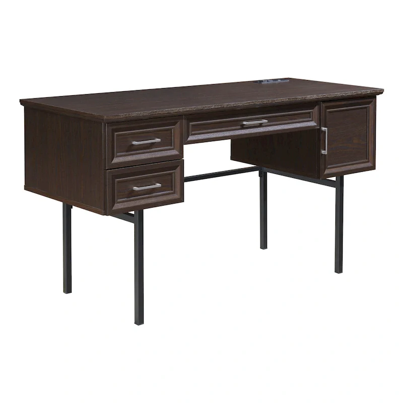 Jefferson Executive Desk with Power