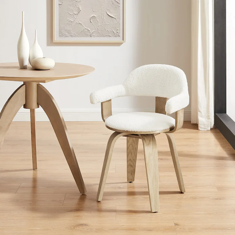 Art Leon Mid-century Modern Swivel Accent Chair