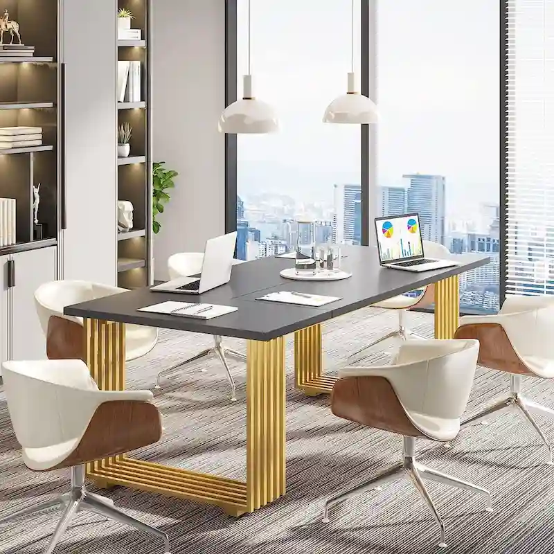 70.9 Modern Home Office Desk, Computer Executive Desk