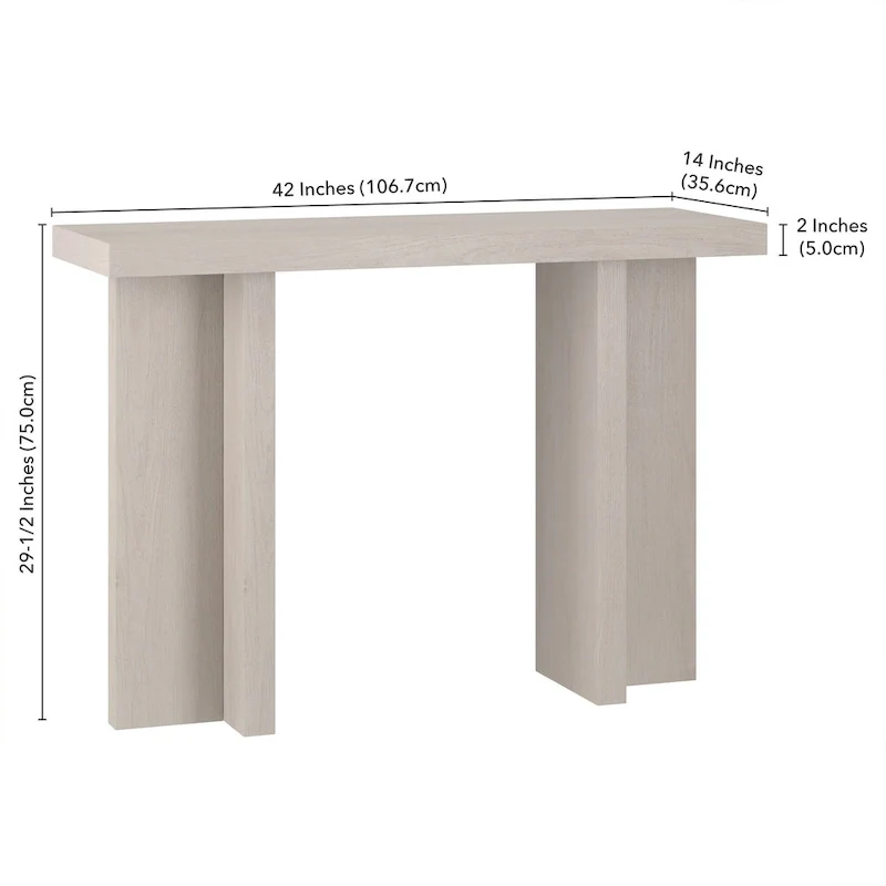 Dimitra 42  Wide Rectangular Console Table - 42  Wide