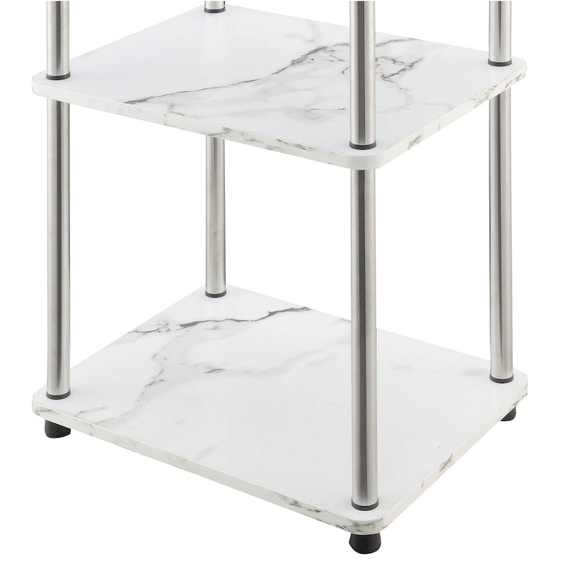 Convenience Concepts Designs2Go No Tools 3 Tier End Table