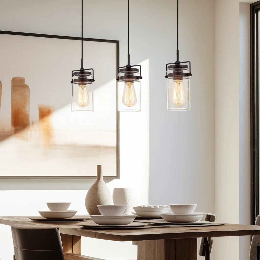 Wyer 8 Modern Industrial / Farmhouse Pendant Light