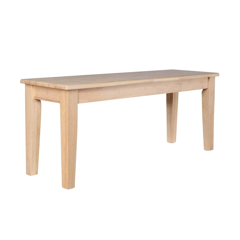 Shaker Style Solid Wood Dining Bench