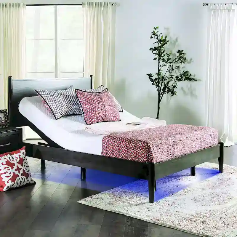 Black Electric Adjustable Bed Frame with USB Ports – Single & Couples